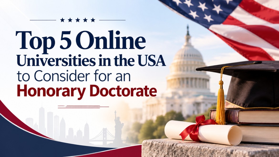 Top 5 Online Universities in the USA to Consider for an Honorary Doctorate